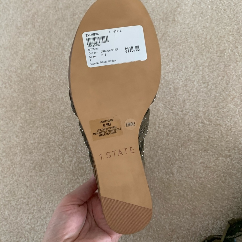 NWOB 1. State Maygan Ghillie wedge sandal - Picture 9 of 10